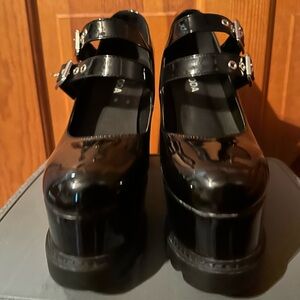 Lamoda Goth Platform Mary Janes